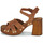 Chaussures Femme Sandales et Nu-pieds Café Noir FB6020-M07 Tabac