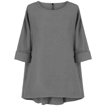Vêtements Femme Tops / Blouses Wendy Trendy Top 221338 - Grey Gris
