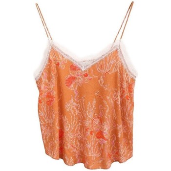 Vêtements Femme Débardeurs / T-shirts sans manche See U Soon - Top à bretelles - orange Orange