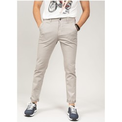 Vêtements Homme Pantalons Deeluxe - Chino - gris Gris