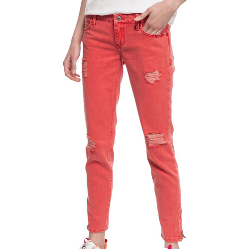 Vêtements Femme Bermudas Jeans skinny Guess G-W91AB8D3HJ1 Rouge