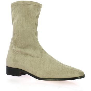 Pao boots stretch velours Beige