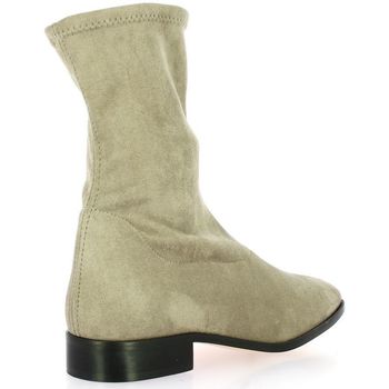 Pao boots stretch velours Beige
