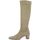 Chaussures Femme Bottes Pao bottes stretch velours Beige
