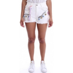 Vêtements Femme Shorts / Bermudas Molly Bracken - Short à pompons - blanc Blanc
