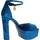 Chaussures Femme Sandales et Nu-pieds Kurt Geiger London SHOREDITCH HIGH PLATFOR Bleu