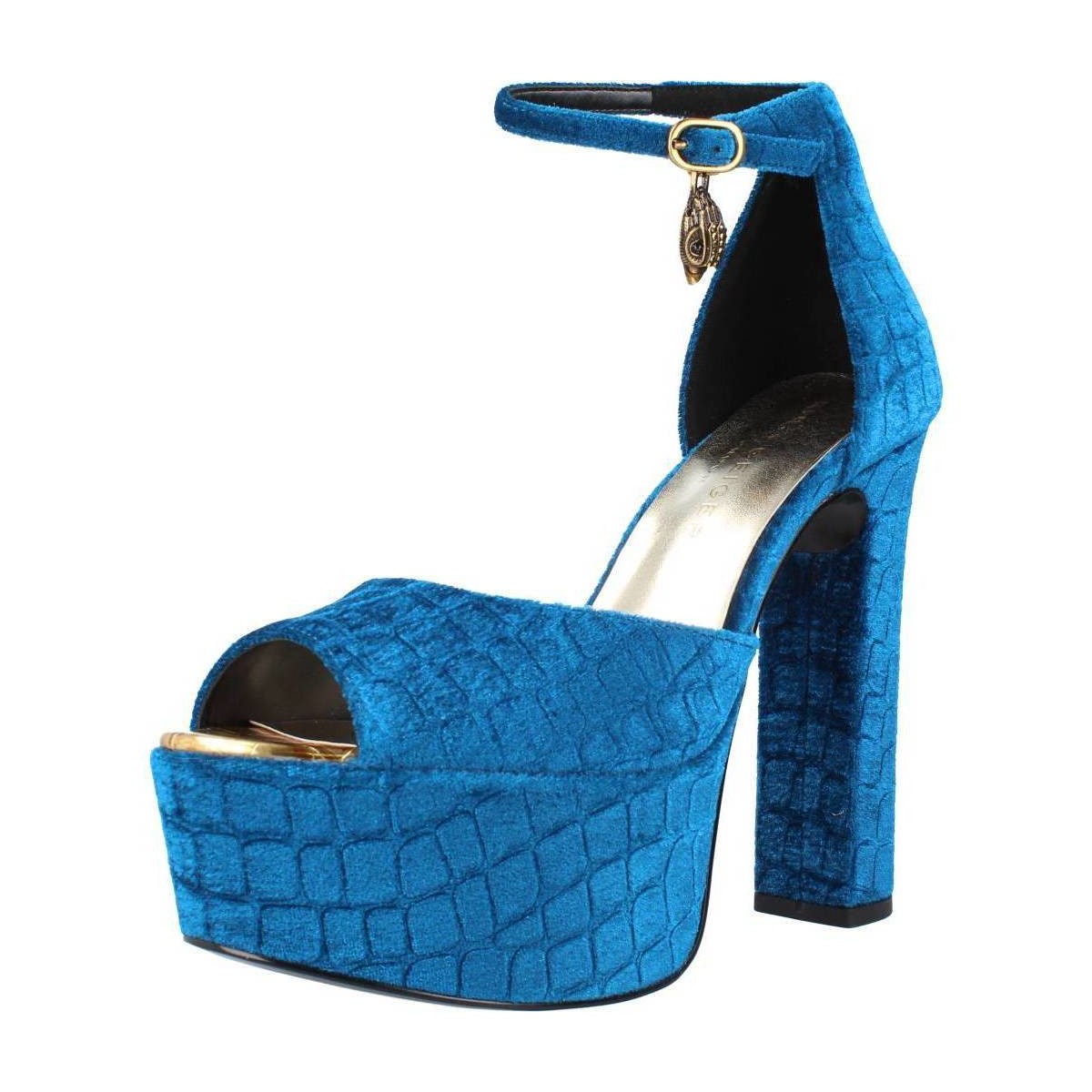 Chaussures Femme Livraison gratuite* et Retour offert Kurt Geiger London SHOREDITCH HIGH PLATFOR Bleu