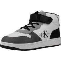 Chaussures Garçon Baskets montantes Calvin Klein Jeans V1X980331 Blanc