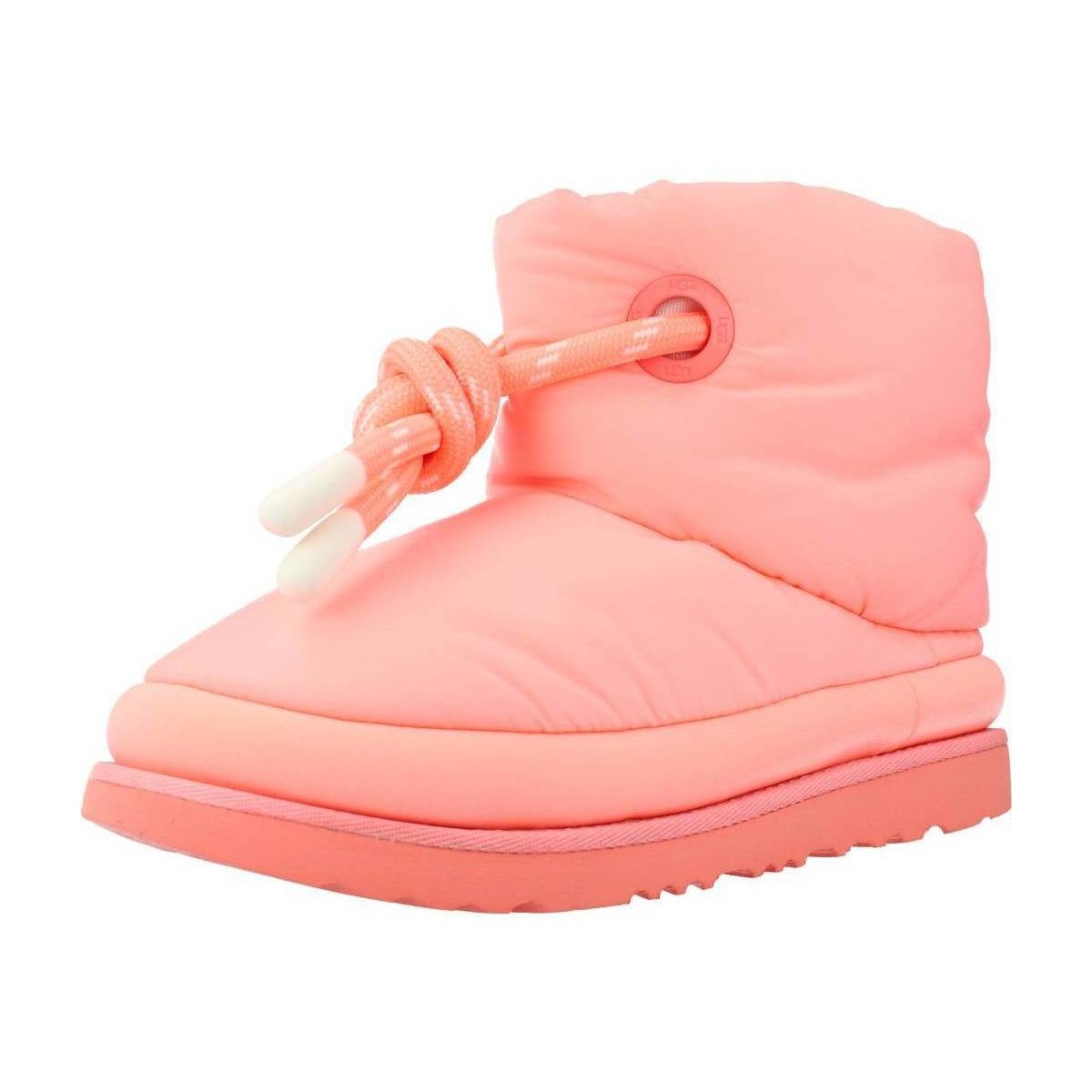 Chaussures Fille Bottes UGG CLASSIC MAXI SHORT Rose