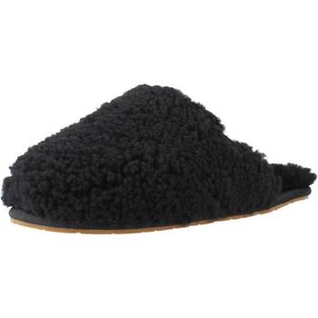 Chaussures Femme Chaussons UGG W MAXI CURLY SLIDE Noir