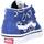 Chaussures Garçon Vans Old Skool Baskets en daim à semelle plateforme Lilas Exclusivité ASOS TD Vans Kids Black Flame Logo Repeat Sk8-Mid Reissue V Little Kids Sneakers Bleu