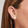 Montres & Bijoux Femme Boucles d'oreilles Thomas Sabo Boucles d'oreilles  argent oxyde

rectangulaire Blanc