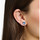 Montres & Bijoux Femme Boucles d'oreilles Thomas Sabo Boucles d'oreilles  argent oxyde bleu

rectangulaire Blanc