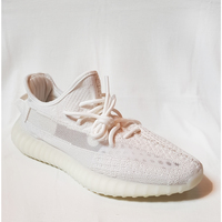 Chaussures Homme Baskets basses Yeezy Yeezy Boost 350 V2 Bone - HQ6316 - Taille : 42 FR Blanc