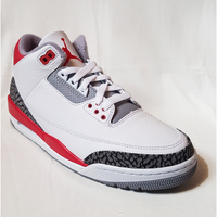 Chaussures Homme Baskets montantes Nike Jordan 3 Retro Fire Red 2022 - DN3707-160 - Taille : 41 FR Rouge