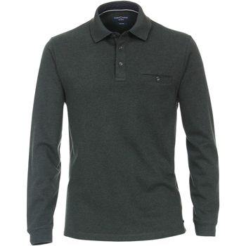 Vêtements Homme T-shirts & Polos Casa Moda Polo ML Vert Foncé Vert