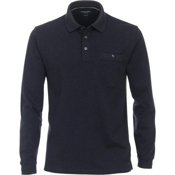 Vêtements Homme T-shirts & Polos Casa Moda Polo ML Bleu Marine Bleu