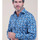 Vêtements Homme Chemises manches longues R2 Amsterdam R2 Chemise Bleu Lampes Multicolore