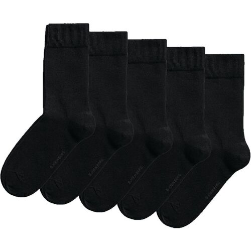 Sous-vêtements Homme Socquettes Björn Borg Monki 5 pack sneaker socks in white Noir Noir