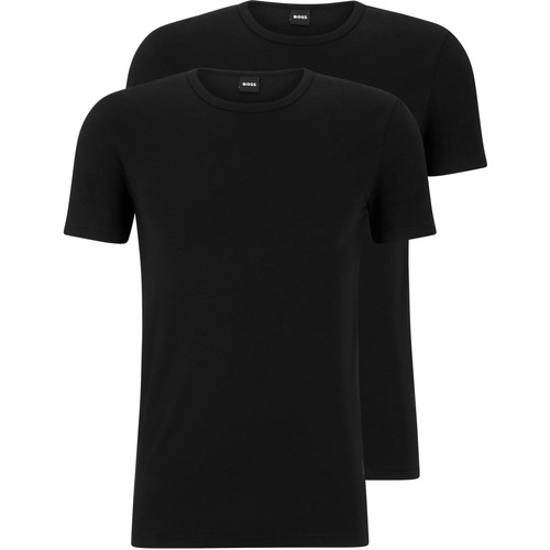 Vêtements Homme T-shirts & Polos BOSS T-Shirts Modernes Lot de 2 Noir Noir
