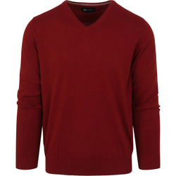 Vêtements Homme Sweats Suitable Pull Col-V Vini Rouge Rouge