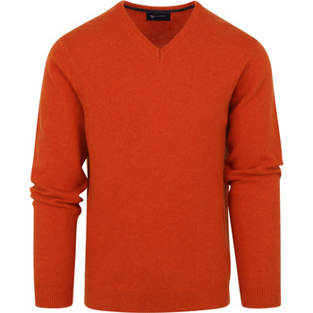 Vêtements Homme Sweats Suitable Pull Laine Col-V Orange Orange