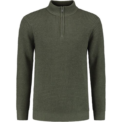 Dstrezzed Pull Demi-Zip Vert Vert - Vêtements Sweats Homme 47,95 €