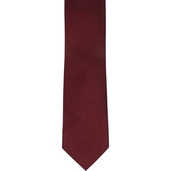 Suitable Cravate Bordeaux Soie Rouge