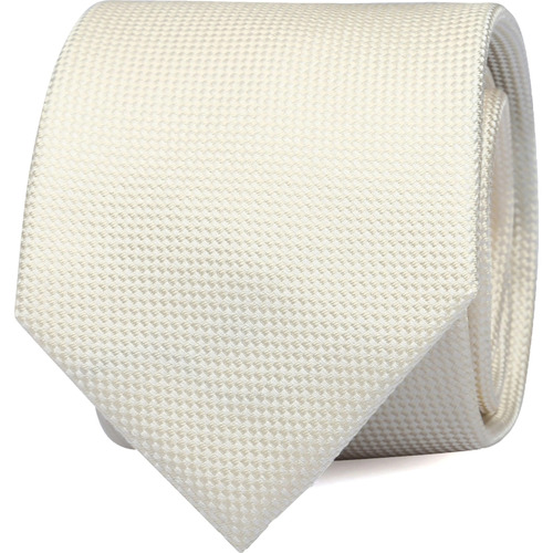 Vêtements Homme Cravates et accessoires Suitable Cravate Ecru Soie Beige