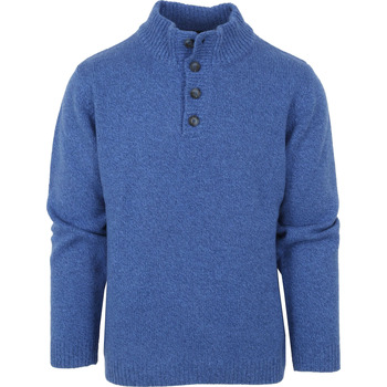 Vêtements Homme Sweats Suitable Pull Mocker Laine d'Agneau Bleu Bleu