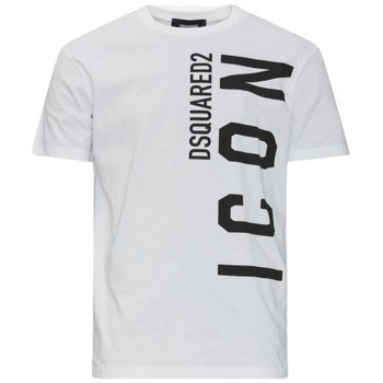 Vêtements Homme T-shirts & Polos Dsquared T SHIRT DSQUARED ICON S79GC0044 Blanc