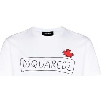 Vêtements Homme T-shirts & Polos Dsquared T SHIRT LOGO SUPERCREW DSQUARED S71GD1130 Blanc
