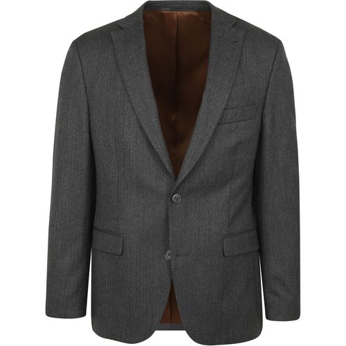 Vêtements Homme Vestes / Blazers Suitable Prestige Veston Laine Herringbone Gris Gris