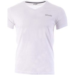 Vêtements Homme T-shirts manches courtes Schott SC-JEFFVNECK Blanc