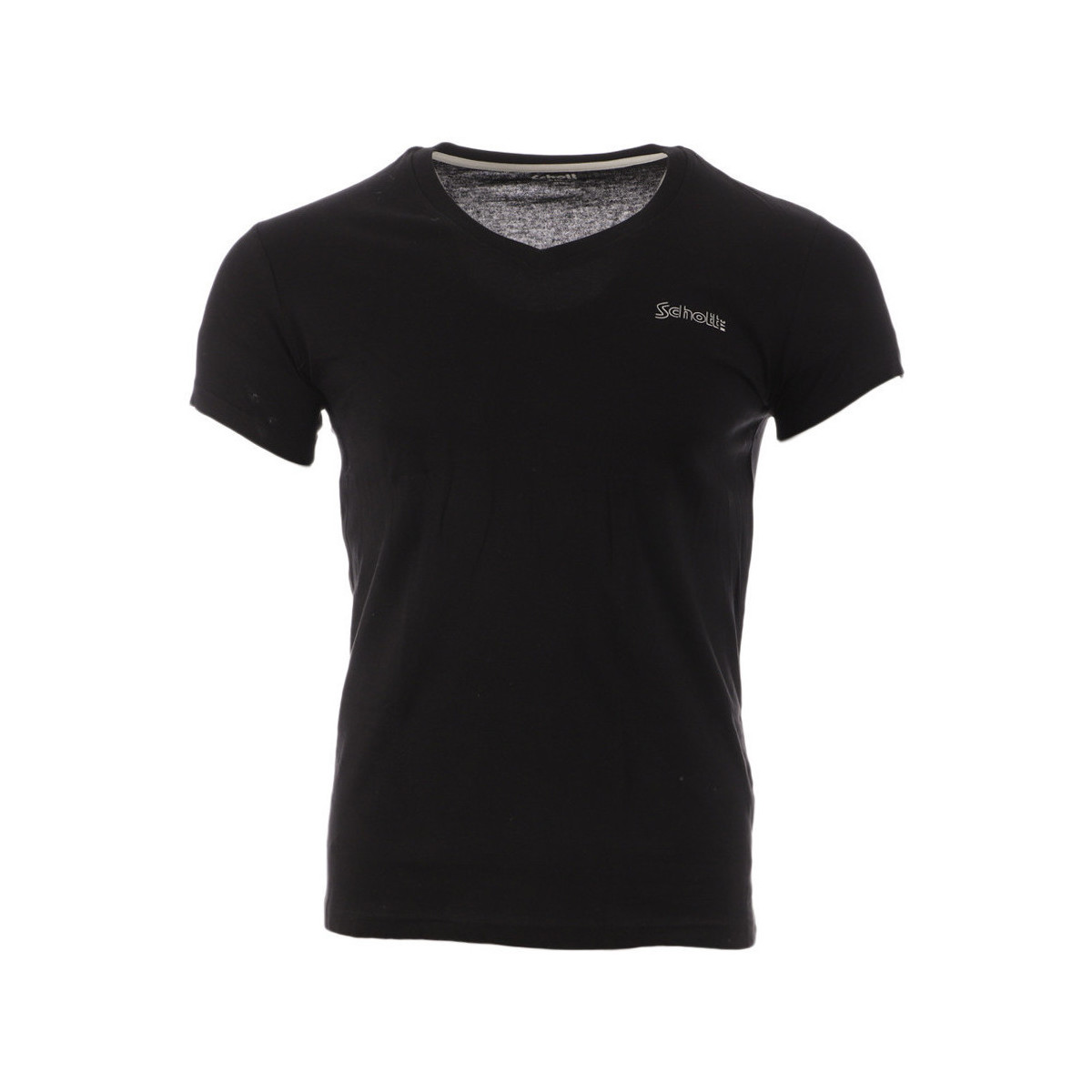 Vêtements Homme T-shirts & Polos Schott SC-JEFFVNECK Noir
