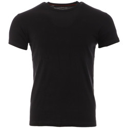 Vêtements Homme T-shirts manches courtes Schott SC-LLOYDONECK Noir