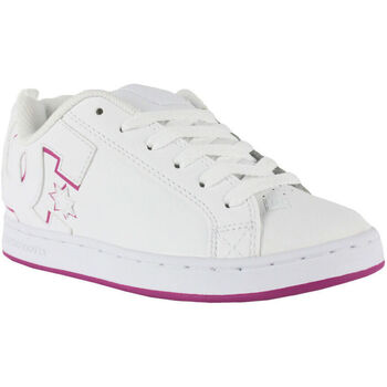 Chaussures Femme Baskets mode DC Shoes Like Court graffik 300678 CRAZY PINK (CRP) Rose
