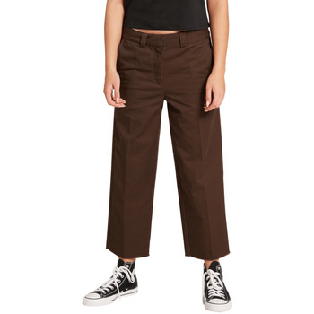 Vêtements Femme Polos manches courtes Volcom Whawhat Chino Pant Dark Brown Marron
