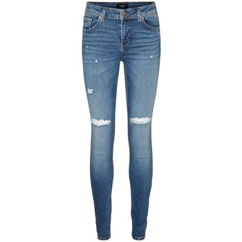 Vêtements Femme Jeans skinny Vero Moda - Jeans Fleece - bleu Autres