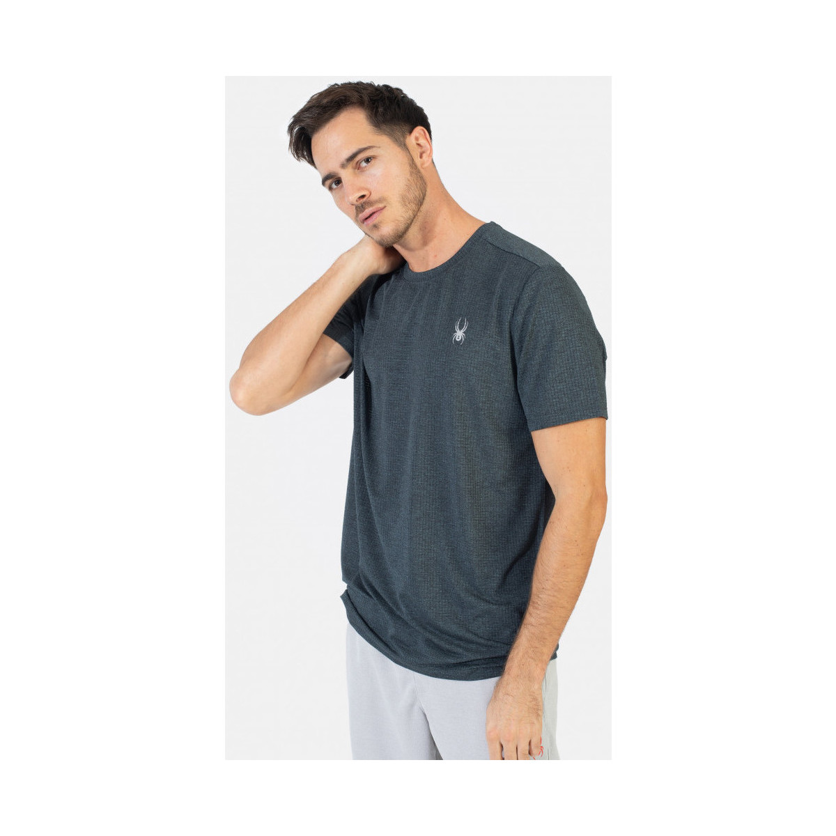 Vêtements Homme T-shirts manches courtes Spyder T-shirt manches courtes Quick-Drying UV Protection Noir