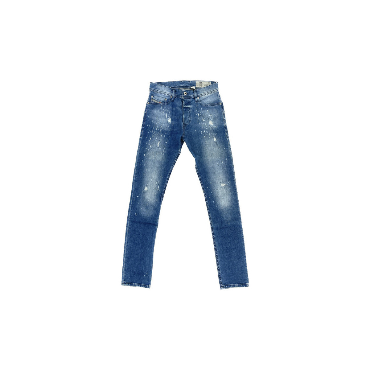 Vêtements Homme Jeans droit Diesel - Jean délavé - bleu Autres