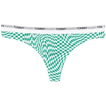Sous-vêtements Femme Culottes & slips Tommy Hilfiger String  Ref 58115 0JZ Warped Check Multicolore