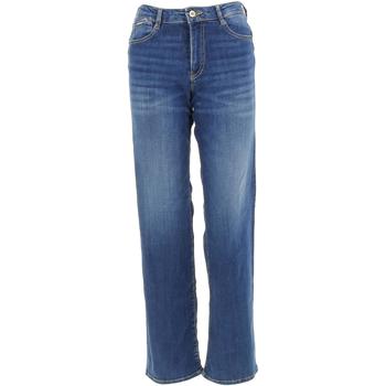 Vêtements Fille Jeans cami droit Le Temps des Cerises Pulp high 22 blue jeans cami g Bleu