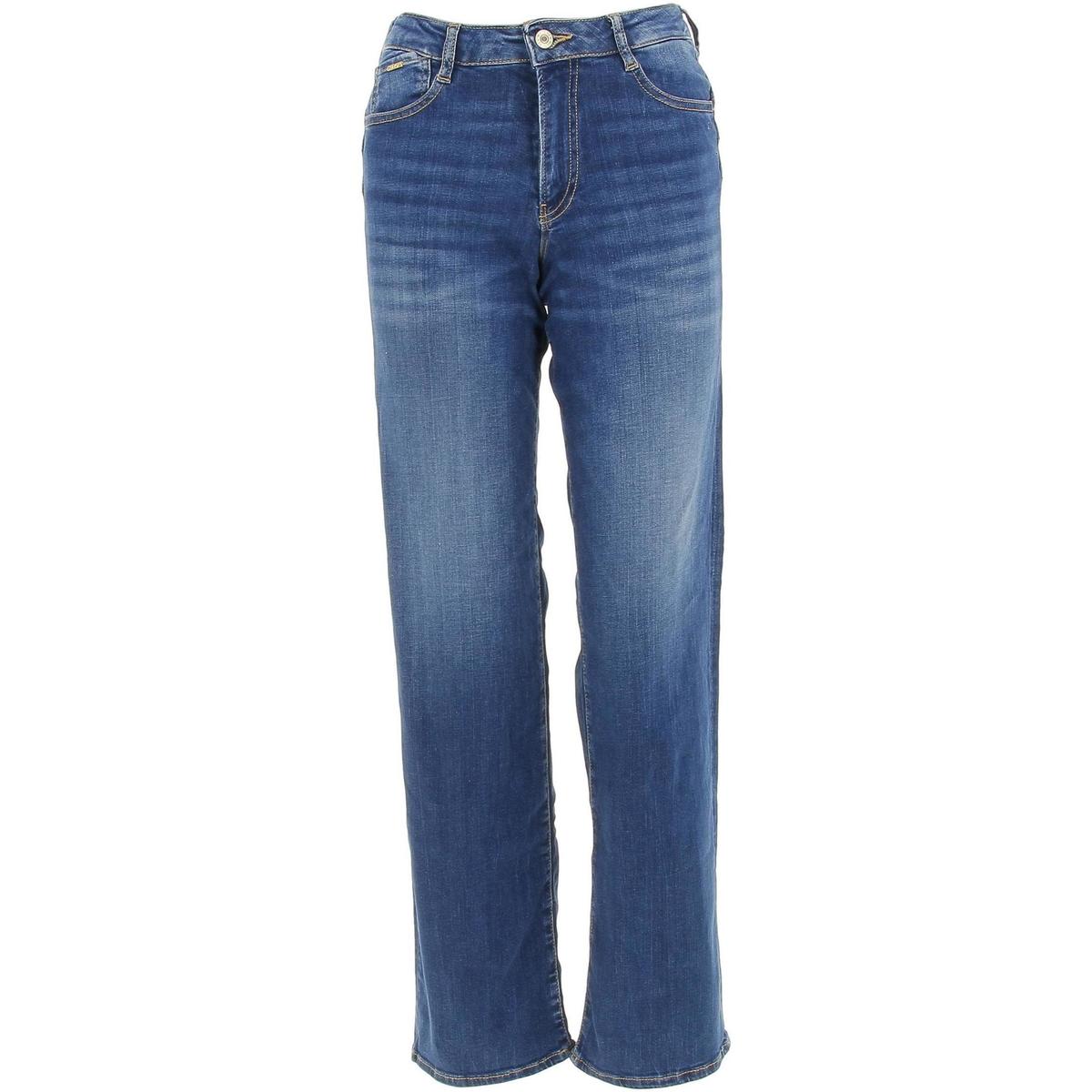 Vêtements Fille Jeans droit Tommy Jeans Camiseta De Manga Curta Essentials New Pulp high 22 blue jeans g Bleu