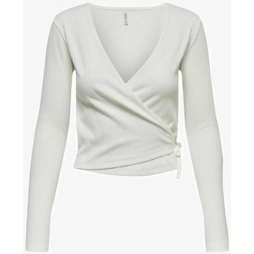 Only - T-shirt cache cœur - blanc Blanc - Livraison Gratuite | Spartoo ! -  Vêtements T-shirts manches longues Femme 18,71 €