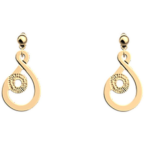 Les Georgettes Boucles d'oreilles Celeste dorées 25mm Jaune - Montres &  Bijoux Boucles d'oreilles Femme 57,00 €