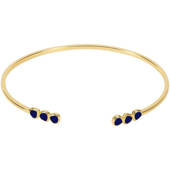 Montres & Bijoux Femme Bracelets Bangle Up Jonc  Lumi bleu nuit Jaune