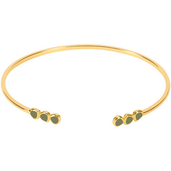 bracelets bangle up  jonc  collection lumi vert olive 