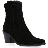 Chaussures Femme Boots owy Pao Boots owy cuir velours Noir