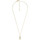 Montres & Bijoux Femme Colliers / Sautoirs Fossil Collier  pendentif Teardrop en nacre Jaune